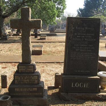 LOGIE Ronald William -1949 &amp; Bertha -1918