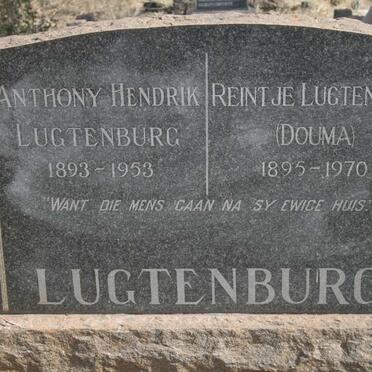 LUGTENBURG Anthony Hendrik 1893-1953 & Reintje 1895-1970