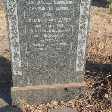 LUIPEN Johannes, van 1863-1951