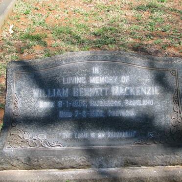 MACKENZIE William Bennett 1902-1956