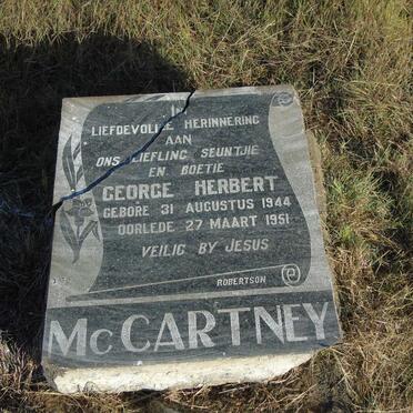 McCARTNEY George Herbert 1944-1951