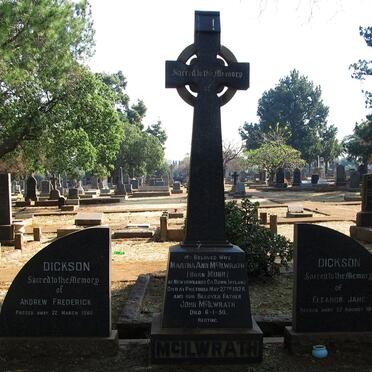 McILWRATH John -1950 &amp; Martha Ann MUNN -1926 :: DICKSON Andrew Frederick -1966 &amp; Eleanor Jane -1963