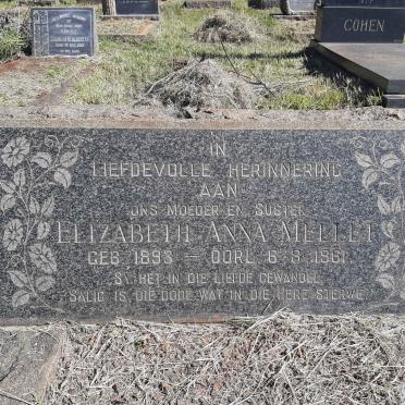 MELLET Elizabeth Anna 1893-1961