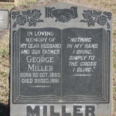 MILLER George 1883-1951