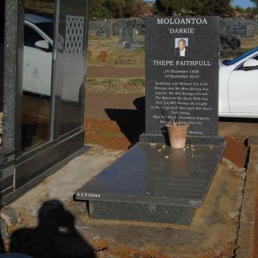 MOLOANTOA Thepe Faithfull 1958-2010