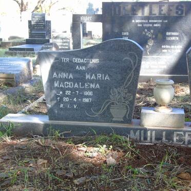 MULLER Bernhardt 1904- &amp; Anna Maria Magdalena 1906-1987