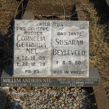 NEL Cornelia Getruida 1893-1979 :: BEYLEVELD Susarah -1960 :: NEL Willem Andries 1930-2022