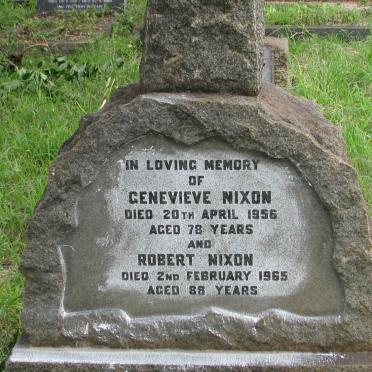 NIXON Robert -1965 &amp; Genevieve -1956
