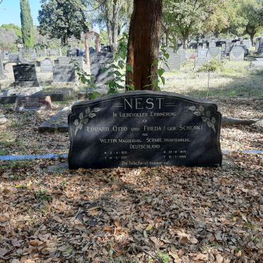 NEST Eduard Otto 1871-1957 &amp; Frieda SCHENK 1875-1959