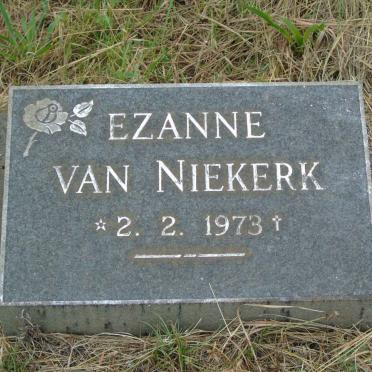 NIEKERK Ezanne, van 1973-1973