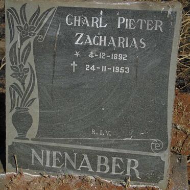 NIENABER Charl Pieter Zacharias 1892-1953