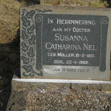 NEL Susanna Catharina nee MULLER 1916-1962