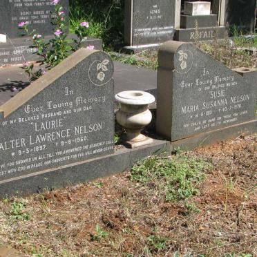 NELSON Walter Lawrence 1897-1960 &amp; Maria Susanna 1901-1976