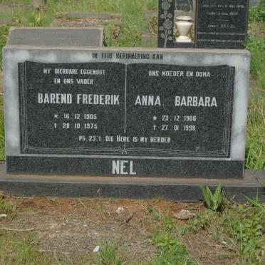 NEL Barend Frederik 1905-1975 &amp; Anna Barbara 1906-1998