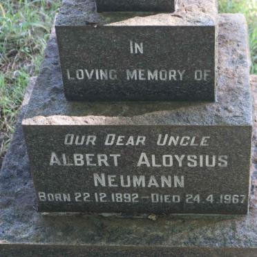 NEUMANN Albert Aloysius 1892-1967