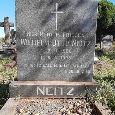 NEITZ Wilhelm Otto 1906-1979