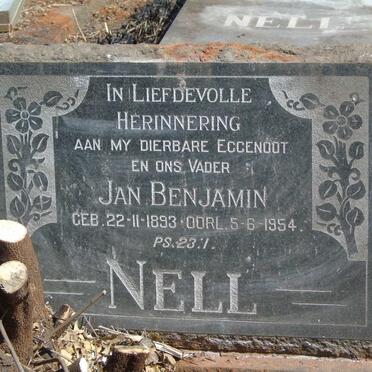 NELL Jan Benjamin 1893-1954