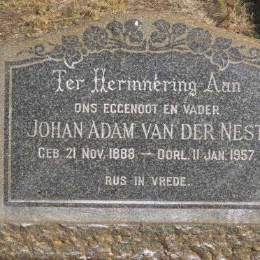 NEST Johan Adam, van der 1888-1957