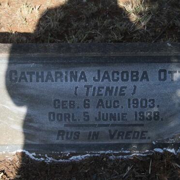 OTTO Catharina Jacoba 1903-1938