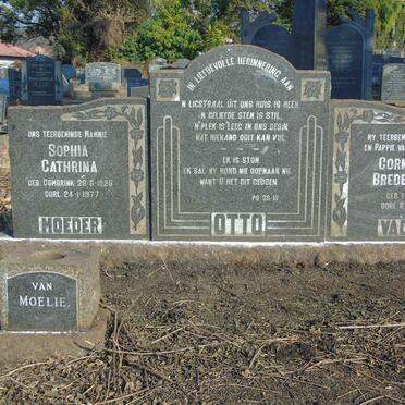 OTTO Cornelius Bredenkamp 1924-1958 & Sophia Cathrina COMBRINK 1925-1977