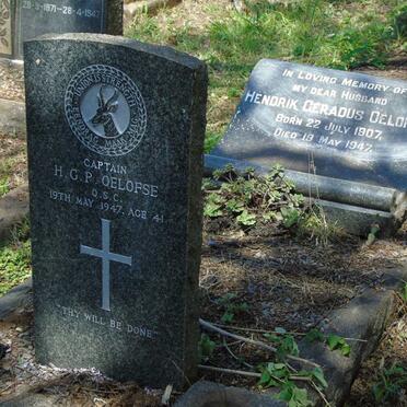 OELOFSE Hendrik Gerhardus P. 1907-1947