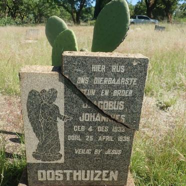 OOSTHUIZEN Jacobus Johannes 1933-1938