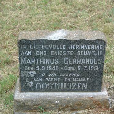 OOSTHUIZEN Marthinus Gerhardus 1942-1951