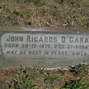 O'GARA John Richards 1875-1947