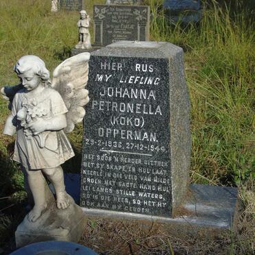 OPPERMAN Johanna Petronella 1936-1944