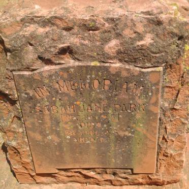 PARK Sarah Jane nee HODGES -1913