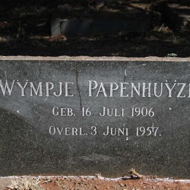 PAPENHUYZEN Wympje 1906-1957