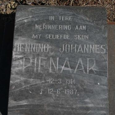 PIENAAR Henning Johannes 1914-1987