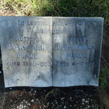 PLACE John Robert -1932 &amp; Mary Ann -1930