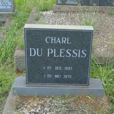 PLESSIS Charl, du 1897-1978