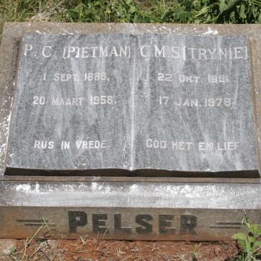 PELSER P.C. 1888-1958 &amp; C.M.S. 1891-1978