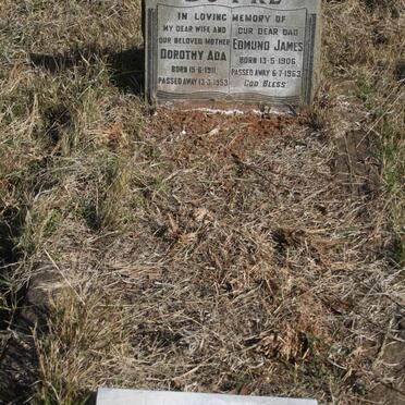 PRE Edmund James, du 1906-1963 &amp; Dorothy Ada 1911-1953