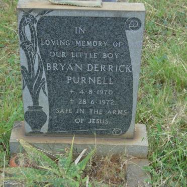 PURNELL Bryan Derrick 1970-1972