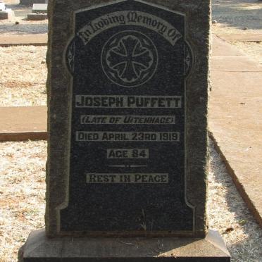 PUFFETT Joseph -1919