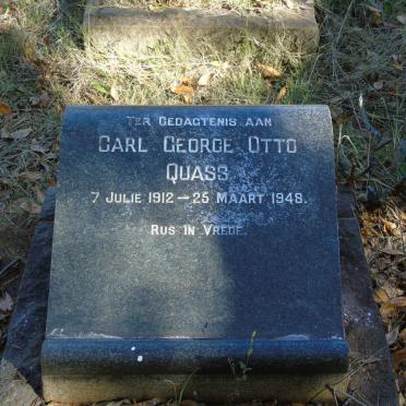 QUASS Carl George Otto 1912-1948