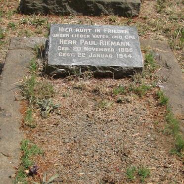 RIEMANN Paul 1885-1944