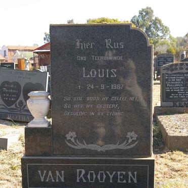 ROOYEN Louis, van -1967 &amp; Sussie -1971