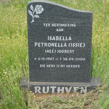 RUTHVEN Isabella Petronella nee JOUBERT 1907-2000
