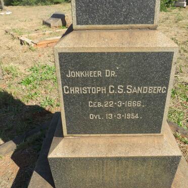 SANDBERG Christoph G.S. 1866-1954