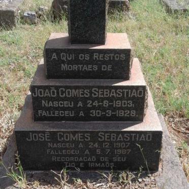SEBASTIAO Joao Gomes 1903-1928 :: SEBASTIAO Jose Gomes 1907-1967
