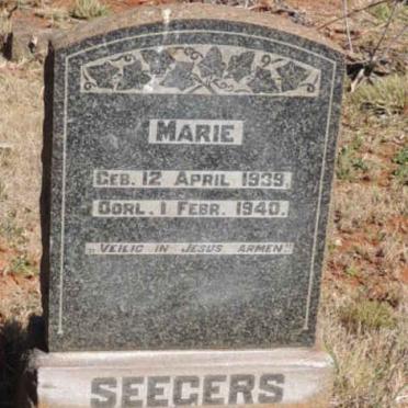 SEEGERS Marie 1939-1940