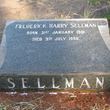 SELLMAN Frederick Harry 1901-1956