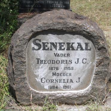 SENEKAL Theodoris J.C. 1876-1958 &amp; Cornelia J. 1884-1961