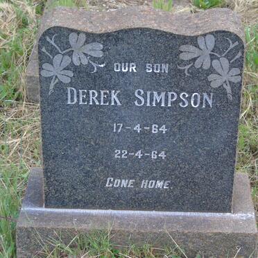 SIMPSON Derek 1964-1964