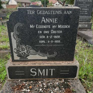SMIT Annie 1929-1958