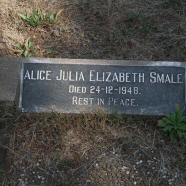 SMALE Alice Julia Elizabeth -1948